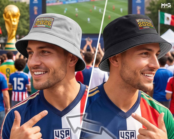 World Cup 2026 Bucket Hat USA Canada Mexico Football Fan Gift Cap