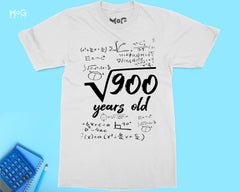 30th Birthday 900 Square Root T-shirt 30 Years Old Him Her Bday Gift