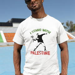 I Stand With Palestine T-shirt, Palestinian Lives Matter Graphic Tee, Free Palestine T-shirt, Gaza Supporter Gifts, Stop War Jerusalem Top, Souvenir Men's T-shirts