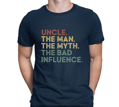 Uncle Gift T-shirt The Man Myth Legend Funny Family Tee Fathers Day Dad Mens Top