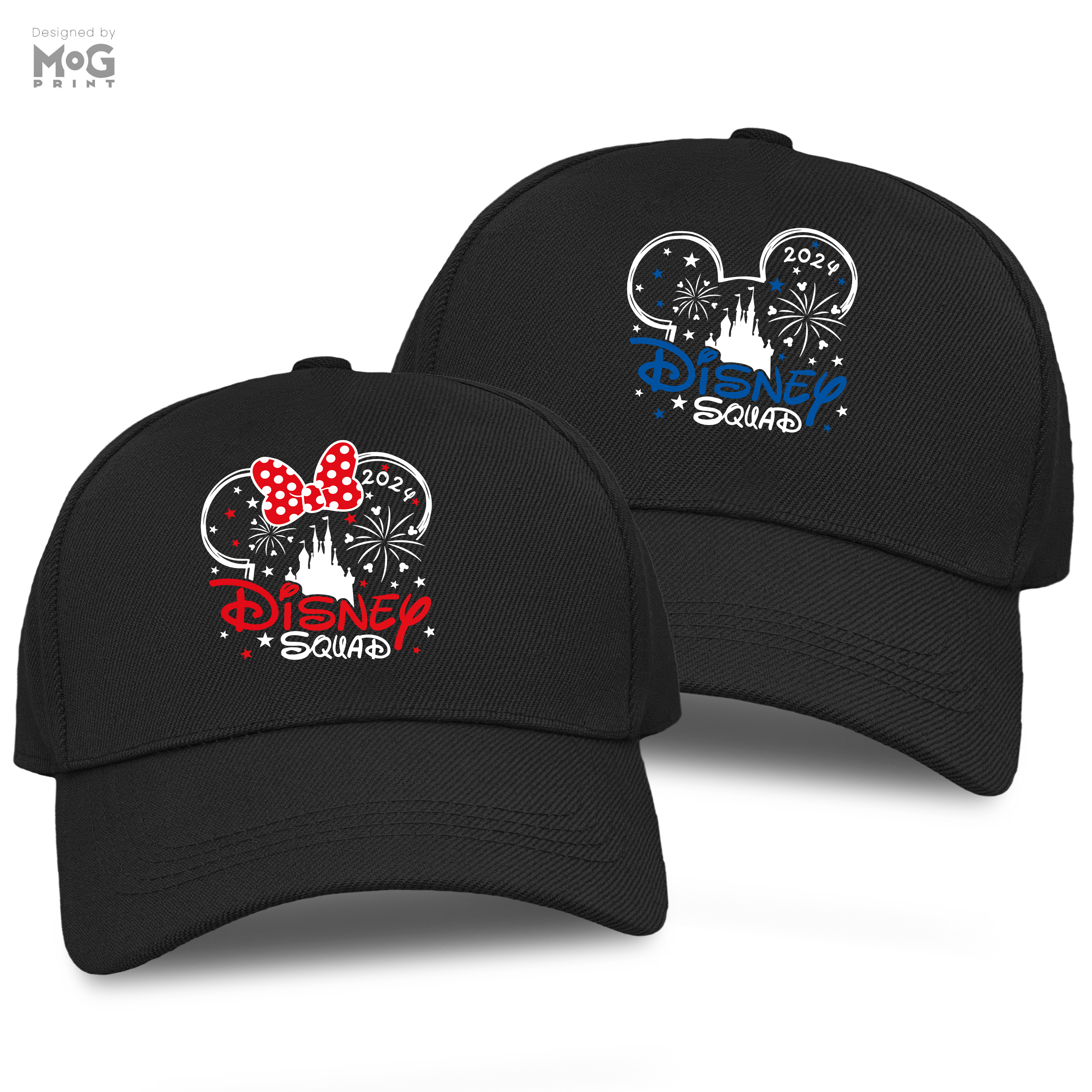 Mickey Minnie Squad 2024 Baseball Cap Family Trip Vacation Group