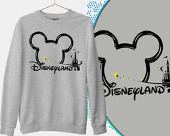 Disneyland Mickey & Minnie Sweatshirt for Adults Men Women, Disney Trip Outfits, Minnie Mickey Disneyworld Vacation Matching Family Jumper