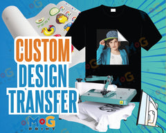 Custom Prints Heat Transfers - T-shirt Heat Transfer Ready to Press - DTF Iron on Personalised - Custom Logo Heat Printing Transfer Gang Sheets