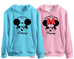Personalised Disneyland Hoodie Mickey Minnie Funhouse Mouse Ears Custom Name Matching Kids Hooded Sweater