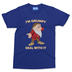 I'm Grumpy Funny T-shirt 7 Seven Dwarfs Disney Inspired Tee Disneyland Shirt