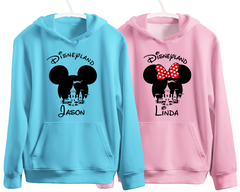 Disneyland Hoodie Personalised Mickey Minnie Mouse Custom Name Disney World Paris Holiday Adult Kids Unisex