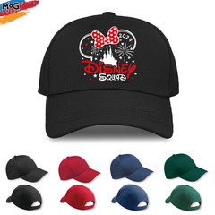 Disneyland Baseball Cap Mickey & Minnie Mouse Design Disney World Paris Group Family Holiday Adult Kids Hat