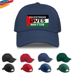 Palestinian Lives Matter Baseball Cap End Occupation Save Gaza Peaceful Message Hat