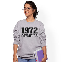 1972 Olympics Miss Trunchbull Boy/Girls School Sweatshirt Kids 1972 Olympics Fancy Dress Costume Gift Childrens 1972 Olympics World Book Day