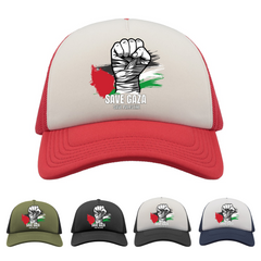 Save Gaza Save Palestine Trucker Cap Peaceful Protest Gift Hat For Supporters