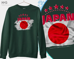 JAPAN 日本ワールドカップシャツ Football Sweat-Shirt World 日本サッカー Cup Japanese Footballer Shirt Japanese Country Flag Souvenir Memorabilia