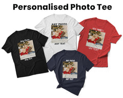 Custom Photo T-shirt, Any Picture Image Text PERSONALISED Tshirt, Own Photo Shirt, Photo Gifts Personalized, Birthday Hen Party Tee Top