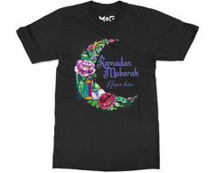 Custom Ramadan Mubarak T-shirt Personalised Name Islamic Muslim Gifts