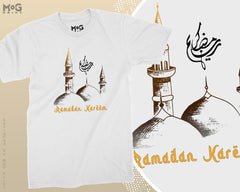 Masjid T-shirt Ramadan Kareem Islamic Mosque Shirt Muslims Gift Tee