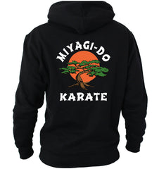 Miyagi-DO Karate Zip Hoodie, Cobra Kai Inspired Hoody, Cobra Kai Gifts, Retro Mr Miyagi Dojo, Martial Arts Karate, Zipped Jumper Unisex