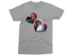 Scott and Charlene Wedding T-shirt, Funny Neighbours Inspired, Retro Vintage Rock Band 80's 90's Gift Shirt, Men Women Ladies Tee Top