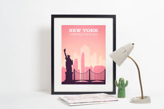 City Travel Poster Wall Art Collection, Travel Print, World Travel Poster, Landmarks Home Decor, Gift Present Posters A4 A3 A2 A1 A0 HD