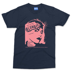 Blondie Vintage T-shirt Retro Fashion Rock Band Classic Singer Women Ladies Tee