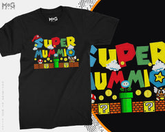 Super Mummio T-shirt, Funny Mama Ladies Super Mum Gift Tee Top Super Mothers Super Mommio Best Mom Mummy Women's Birthday Gift Idea Present