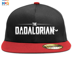 The Dadalorian & The Child Printed Snapback Cap, Matching Father & Son Hat, Baby Yoda Family Cap, Star Warz Inspired 100% Cotton Twill Cap