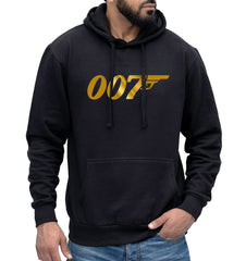 James Bond 007 Logo Hoodie Classic Spy Film Movie Retro Dad Gift for Men - Unisex Jumper