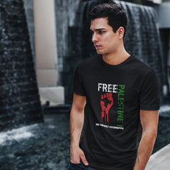 Free Palestine End Israeli Occupation Support T-shirt, Equality For United Palestine Political Activist Peaceful Protest Tee For Him Her