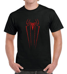 Men's Retro Spider Logo Graphic T-shirt