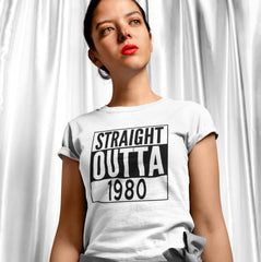 Straight Outta Custom Year T-Shirt - Straight Outta Personalized T-Shirt - Custom Unisex T-Shirt - Customized Gift, Tumblr Humor T-Shirt