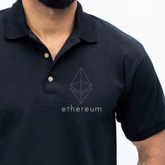 Ethereum Polo Shirt, Eth Cryptocurrency Trader Shirt, Forex Stock Trading Shirt for Miner/Investor Blockchain- Unisex Shirt