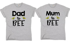 Dad & Mum to bee T-shirt New Child Daddy Pregnant Mummy Gift Pregnancy Announcement New-born Mum Dad Gift Tee Top