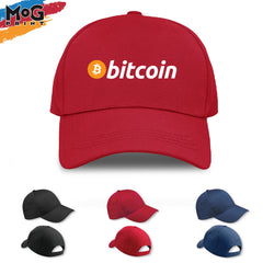 Bitcoin Baseball CAP, Bitcoin Hat, BTC Crypto Currency Coin Logo, Bitcoin Cryptocurrency Trader Investor Gift Idea, Adult Unisex Hat Cap