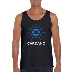 Cardano Vest, ADA Cryptocurrency Gift, Cardano Crypto Merch Clothing, HODL Defi Blockchain Investing, Gift for Him Mens Tank Top