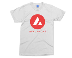 AVAX Crypto T-shirt Avalanche Cryptocurrency Trader Blockchain Investor Gift Unisex Xmas Birthday Gift Top