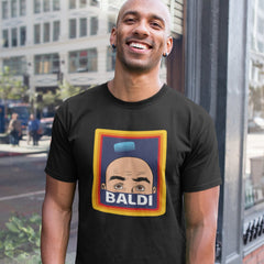 BALDI Funny T-shirt, Bald Man Parody, Animated Supermarket Bald Men's Hilarious Top, Gift Dad Fathers Grandad Birthday Present Tee