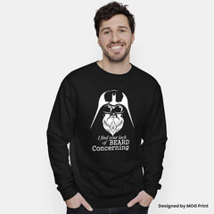 Star Wars Beard Jumper Vader Darth Parody Funny Beard Character Fictional Jedi Starwar Mens Sweater