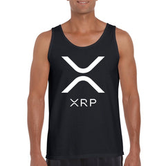 Ripple xrp vest gift for crypto investor xrp army, cryptocurrency clothing xrp merch, digital coin investor trader mens tank top