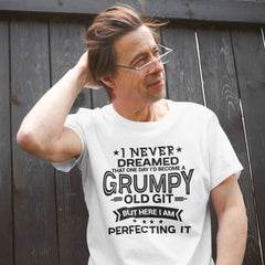 Grumpy Old Git Mens Funny T Shirt present for dad grandad Grandpa funny t shirt slogan novelty gifts Birthday Christmas Gifts