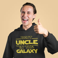 Funny Best UNCLE Hoodie, Star Wars Inspired Hoody, Funny birthday Present Awesome Uncle Mens Gift for him Unisex Jumper
