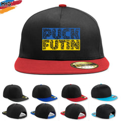 Puck Futin Snapback, Stop Russia Protest Cap, Ukraine Flag f Putin Hat - Love & Support Ukraine Pray For Ukraine Hat Supporting Ukraine