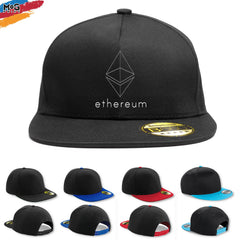 Ethereum Logo Snapback Hat, Eth Crypto Coin, Ethereum Cap, Dad Gift, Hodl Cryptocurrency, Eth Crpyto Trader, Blockchain Technology Hat