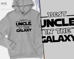 Funny Best UNCLE Hoodie, Star Wars Inspired Hoody, Funny birthday Present Awesome Uncle Mens Gift for him Unisex Jumper