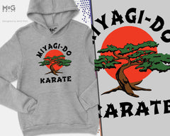Miyagi-DO Karate Hoodie, Cobra Kai Gift Hoody, Mr Miyagi Inspired Retro Tv MMA, Martial Arts Karate Dojo Gift, Adult & Children's Sizes