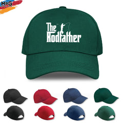 The Rodfather Baseball Cap, Funny Dad Grandad Fishing Hat, Father's Day Birthday Gift, Fishing Gifts, Gift For Fisherman - Dad Hat Cap