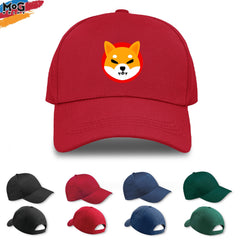 Shiba Inu Logo Baseball Cap, Shiba Crypto Investor Gift, Cryptocurrency Dog Meme Coin, Dogecoin Shiba Inu Gift, Adult Children's Hat
