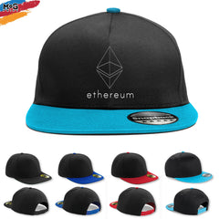 Ethereum Logo Snapback Hat, Eth Crypto Coin, Ethereum Cap, Dad Gift, Hodl Cryptocurrency, Eth Crpyto Trader, Blockchain Technology Hat
