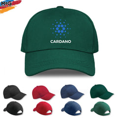 Cardano Logo Baseball Cap, Cardano Ada Hat, Blockchain Cryptocurrency Coin Trader, Hodl Crypto Gift Cap, Investor Dad Cap, Unisex Adult