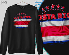 Costa Rica Football Jumper Copa Mundial Camiseta De Futbol Costa Rica Football Sweat Shirt World Team Cup Costa Rica Football Costa Rican