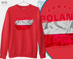 Polska Polish Jumper Poland Football Volleyball Sport Poland Polska Mistrzostwa Swiata Mens Womens Sweat Shirt Polska Classic Adult Sweater