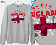 England Jumper, England Sweat Shirt, England Shirts National Team WorId Football Cup England Football Pub Sport Shirt UK Football shirt