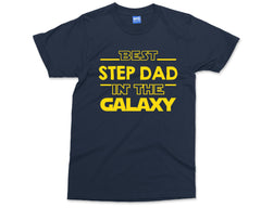 Best Step Dad In The Galaxy T-shirt Cool Step Father Daddy PAPA Gift stepdad Tshirt Star Wars Fathers Day Funny Grandpa T shirt